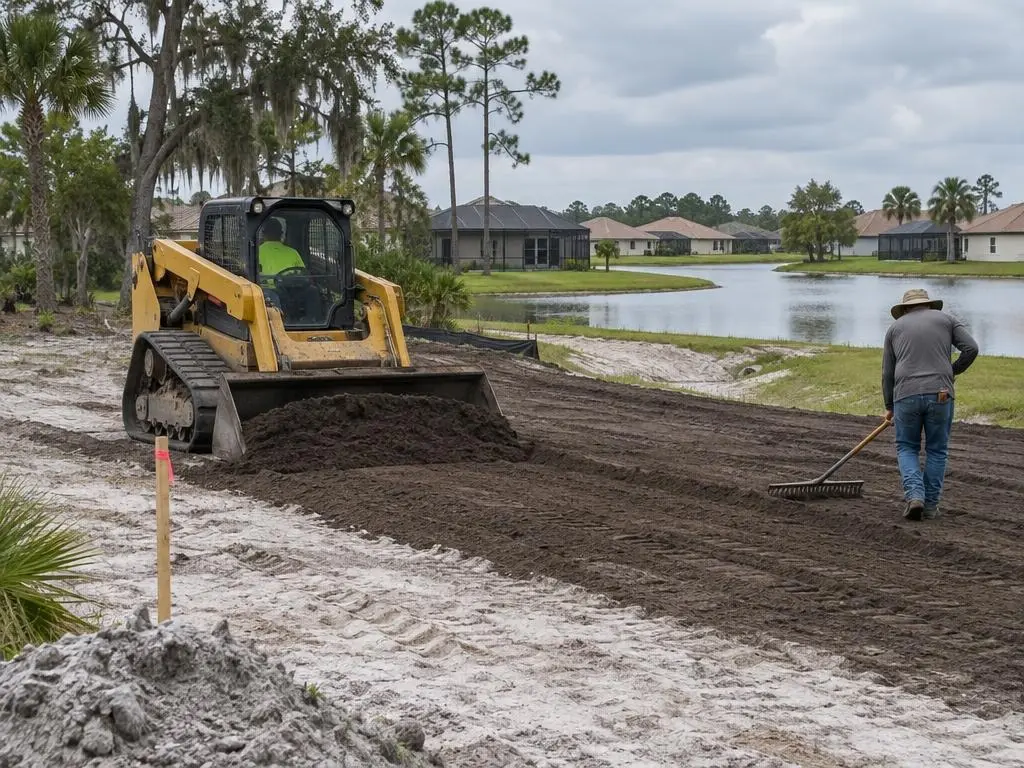 Fine Grading & Topsoil Prep in Orlando, FL